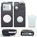 Kroo (Black) Apple Ipod Nano 2Gb/4Gb Leather Case - Forza Series + Free 12V Car Charger by PCMicroStore
