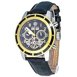 Constantin Durmont Herren-Armbanuhr Pueblo CD-PUEB-AT-LT-STGD-BK