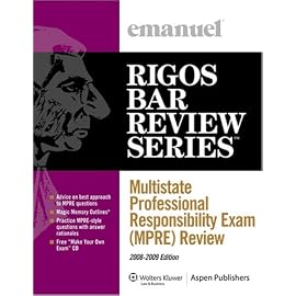 Multistate Professional Responsibility Exam (MPRE) Review (Course 5319) (Rigos Bar Review)