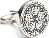Cufflinks Inc Men's Tokyo Manhole Cufflinks Silver