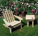 Children's White Cedar Adirondack Chair
