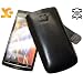 Suncase Ledertasche (Lasche mit R�ckzugfunktion) f�r Sony Ericsson Xperia arc / arc S schwarz