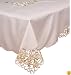 Xia Home Fashions Spring Garden Embroidered Cutwork Tablecloth Collection, 70 by 144-Inch
