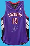 Vince Carter Autographed Toronto Raptors Pro-Cut Jersey