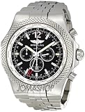 Breitling Bentley GMT Black Dial Automatic Mens Watch A4736212-B919SS