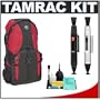 Tamrac 5550 Adventure 10 Digital SLR Camera & Computer Backpack (Red/Black) + Accessory Kit for Canon Rebel T3, T3i, T1i, T2i, EOS 60D, 5D, 7D, Nikon D3000, D3100, D5000, D5100, D7000, D300s, Olympus Evolt E-5, E-30, E-620 & Sony Alpha A560, A580, A33, A35, A55