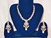 Christmas Gift Victorian Style Unique Faux Pearl Necklace Earring Set