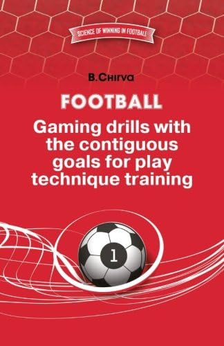 Football. Gaming drills with the contiguous goals for play technique training. (FOTBALL)