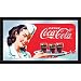 Trademark Coca-Cola Vintage Mirror Horizontal Waitress with Coke
