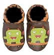 Robeez Brown Lollipop Monster Slip-On