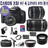 Canon Rebel XSi 12.2 MP CMOS Digital SLR Camera with EF S 18 55mm f/3.5 5.6 IS II Zoom Lens & EF S 55 250mm f/4.0 5.6 IS Telephoto Zoom Lens + Wide Angle .45x Lens + 2x Telephoto Lens + 16GB Deluxe Accessory Kit Reviews 51NQNoCNZVL. SL160 Canon Rebel XSi 12.2 MP CMOS Digital SLR Camera with EF S 18 55mm f/3.5 5.6 IS II Zoom Lens & EF S 55 250mm f/4.0 5.6 IS Telephoto Zoom Lens + Wide Angle .45x Lens + 2x Telephoto Lens + 16GB Deluxe Accessory Kit Reviews