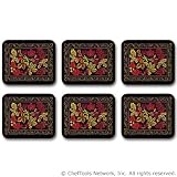 Jason D2115 Woodland Leaves Coasters, Set of 6