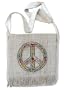 Hemp Peace Sign Purse Handbag with Rasta Colors