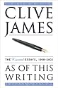 As of This Writing: The Essential Essays, 1968-2002