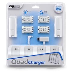Wii - Charging Station "Quad Charger" (black & white sortiert)