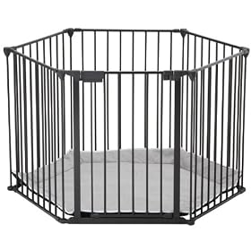 BabyDan BabyDen Park a Kid Play Pen (Black)