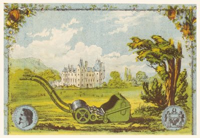 GARDENS/LAWNMOWER 1877 - Art Print - Medium - 28x35cm