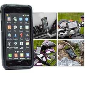 UltimateAddons Dedicated Tough Anti-Shock Impact Case Holder for Samsung Galaxy S2 SII + Screen Protector