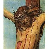 Albrecht Altdorfer (Crucifixion scene: Christ on the cross with Maria and Johannes, Detail: Christus) - 11x17