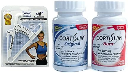 AccuFitness Accu-Measure Fitness 3000 1 ea and Cortislim Original Burn Stack