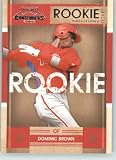 2008 Playoff Contenders Baseball Rookie Ticket # 21 Dominic Brown (RC - Rookie Card - Prospect) Philadelphia Phillies - MLB Trading Card Shipped In Protective Screwdown Display Case!