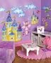 Fairy Princess Wallpaper Mural Castle Bedroom Border