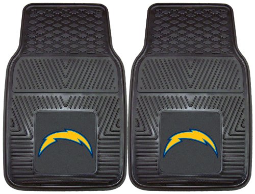 Nifty 8933 NFL-San Diego Chargers Vinyl Universal Heavy Duty Fan Floor Mat