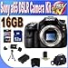 Sony A65 24.3 MP Translucent Mirror Digital SLR Body + 16GB SDHC Memory + Extended Life Battery + SDHC Card Reader + Deluxe Case w/Strap + Memory Card Wallet + Mini Tripod + Accessory Saver Bundle!