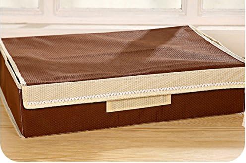 Women Bra Underwear Combo Non-woven Fabric Lidded 8 Grid Large-capacity Divider Organizer Container storage box socks drawer finishing 4#