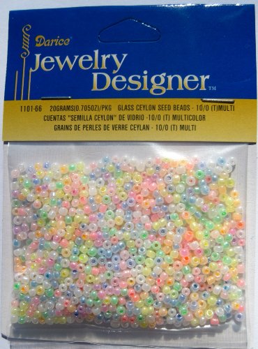 10/0 Ceylon Seed Beads, Multi Mix