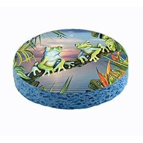  Sunset Frogs Unique Kitchen Sponge