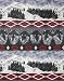 Wolf Stripe Fleece Throw Blanket