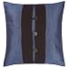 EXP Decorative Handmade Steel Blue & Black Thai Silk Cushion Cover / Pillow Sham
