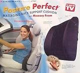 Memory Foam Posture Perfect Massaging Back Support