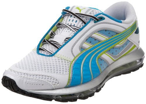 Puma Women's Cell Arrai Cross-Training Shoe,White/Hawaiian Ocean/Puma Silver,10 B US