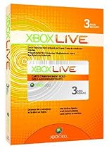 Xbox LIVE Gold 3-Month Membership Card (Xbox 360)