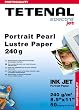 Lustre/Pearl Inkjet Paper, 240 gm / 10 mil, heavyweight, 50 sheets, 8.5" x 11"