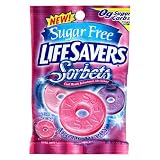 Life Savers Sorbets Sugar Free Arctic Berry Hard Candy, 2.75-Ounce Bags (Pack of 12)
