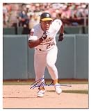 Rickey Henderson Oakland Athletics - Running - Autographed 8x10 Photograph