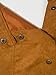 Persun Women's Brown Faux Suedettte Button Front Plain A-line Mini Skirt ,Brown ,Small