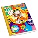 Betty Boop Lenticular Ultra Spacious Plastic Spiral-Bound Notebook (College Ruled)6x9 , 3D Hippy Guitarist Image, Rainbow