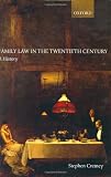 Family Law in the Twentieth Century: A History