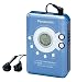 Panasonic RQ-SX67VEG-A tragbarer Kassettenspieler mit Radio blau
