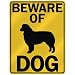BEWARE OF  AUSTRALIAN SHEPHERD  PARKING SIGN DOG