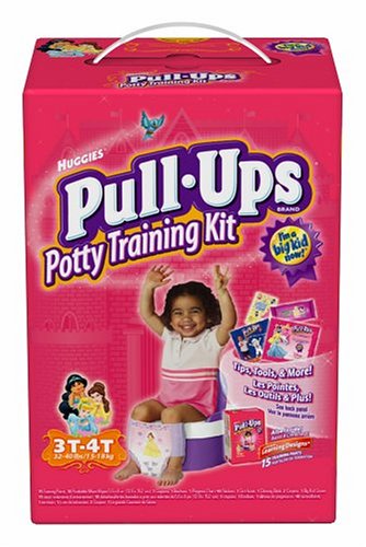 Pull-Ups Potty Training Pants Kit for Girls, 3T-4T (Pack of 3) (45 Training Pants)