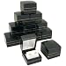 12 Black Gold Sparkle Earring Classy Gift Jewelry Boxes