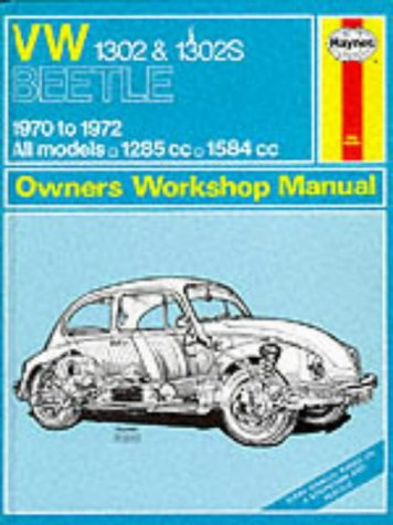 Volkswagen 1302S (Super Beetle) Owner's Workshop Manual (Service & repair manuals)