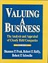 Valuing a Business : The Analysis and Appraisal of Closely Held Companies (3rd Edition)