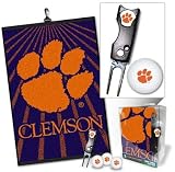 Clemson Tigers Golf Towel Gift Pack