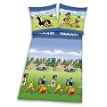 Herding 464334050 Yakari Flanell Bettw�sche,Kopfkissenbezug: 80 x 80 cm, Deckenbezug: 135 x 200 cm